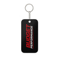 Budget Performance Keychain Charm — Double-Sided Car Keyring