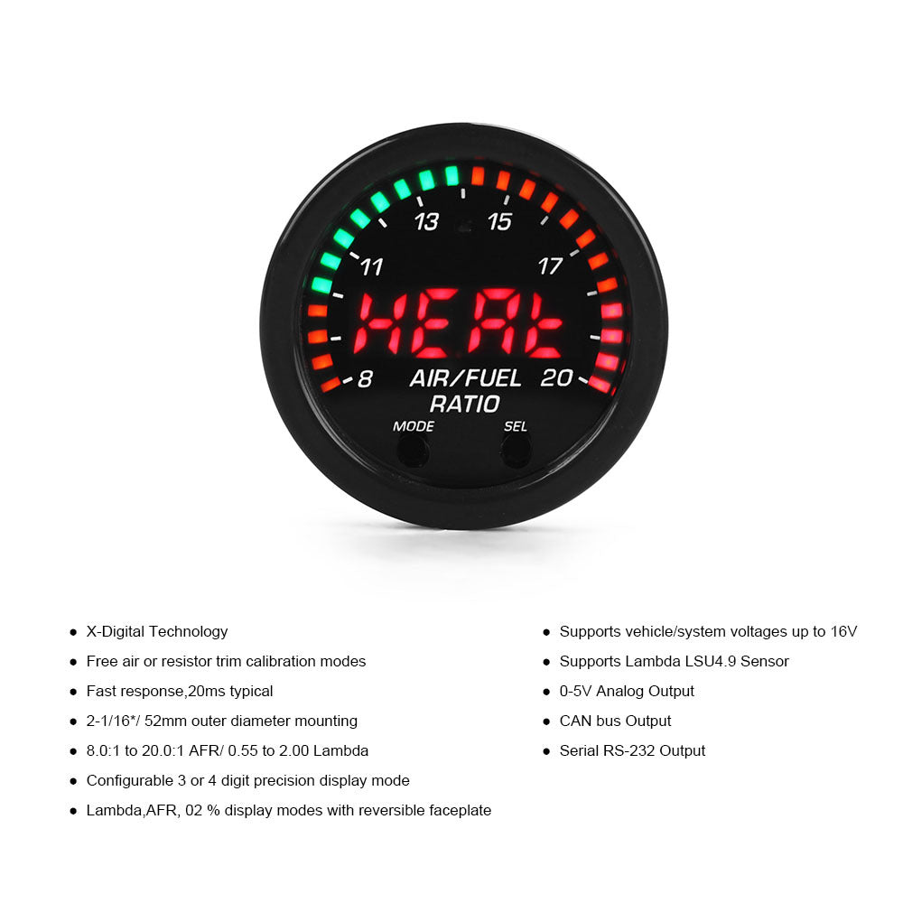 Digital Air-Fuel Ratio gauge kit