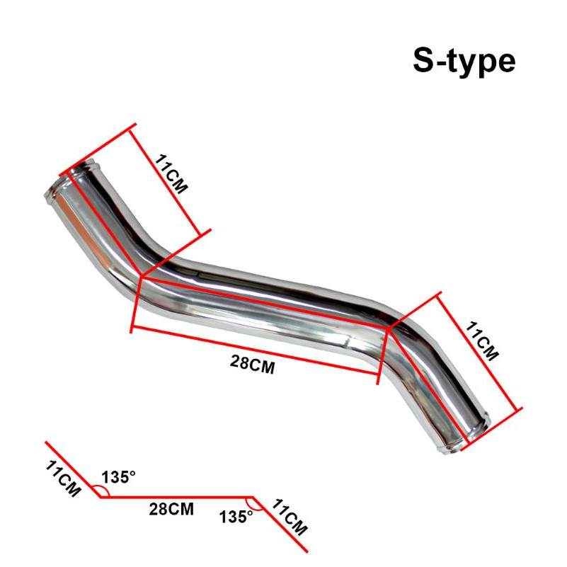Universal Aluminum Turbocharger Intake Pipe kit
