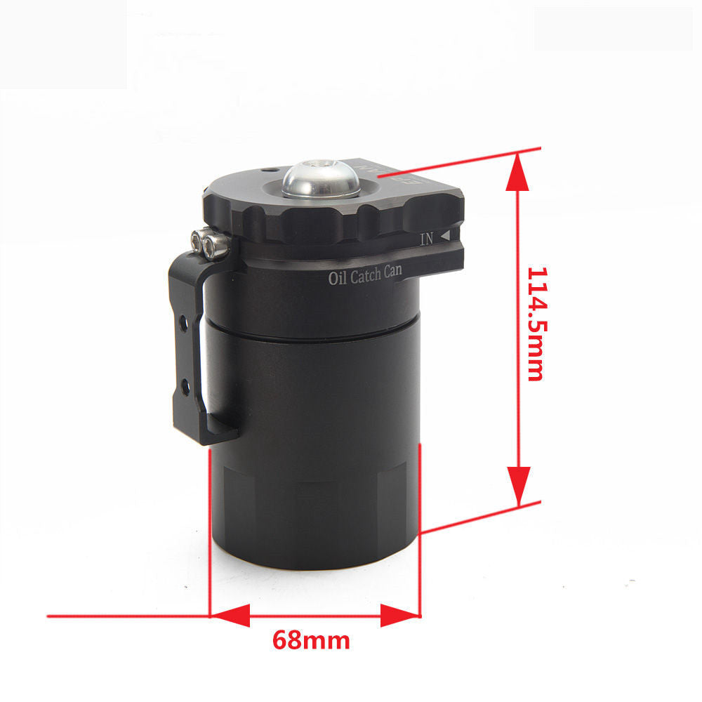 Universal Aluminum Oil Catch Tank with Breather Filter