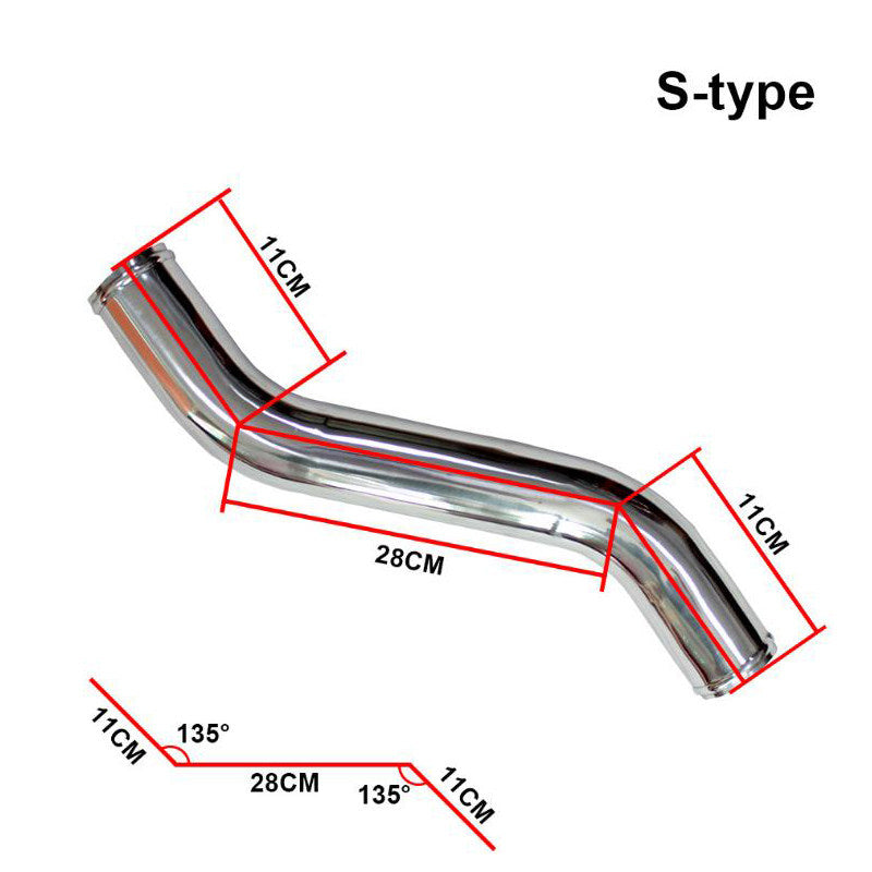 Universal Aluminum Turbocharger Intake Pipe kit